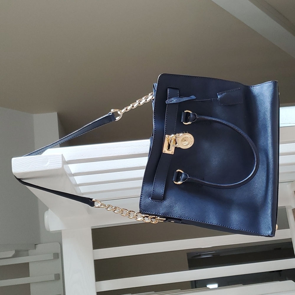 Michael Kors Navy Hamilton Tote